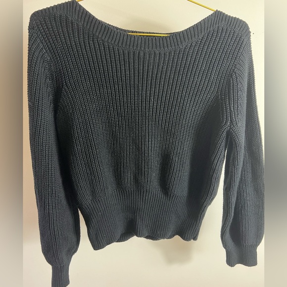 Black Knit Sweater - Picture 3 of 5